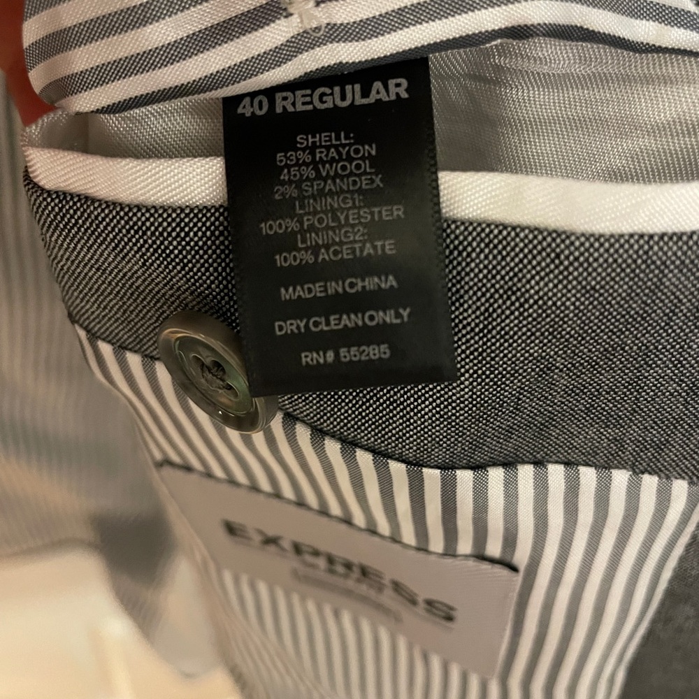 NWT Express Photographer Slim Fit 40R - Picture 5 of 5